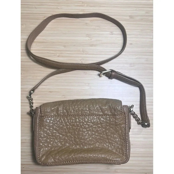 B12 Tory Burch Fleming Tan Leather Convertible Shoulder Bag - Picture 5 of 13